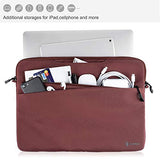 tomtoc 360 Protective Laptop Shoulder bag for 2020 New Dell XPS 15, 15-inch MacBook Pro A1707 A1990, Microsoft Surface Laptop 3 15, HP Acer Chromebook 14, Travel Sleeve Case with Accessory Pocket