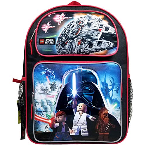 New Lego Star Wars Large 16" Backpack #SLCF16 Plus Matching Lunch Bag