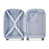 DELSEY Paris Clavel Hardside Expandable Luggage with Spinner Wheels, WHITE, Carry-On 19 Inch