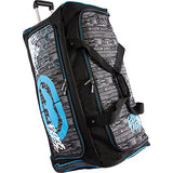 Ecko Unltd. Men's Tagger 32" Rolling Duffel Bag, Black/Blue, One Size