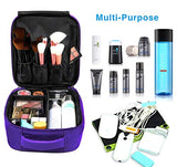 Professional Makeup Bag for Women Portable Train Case Cosmetic Bag Organizer Make Up Artist Storage