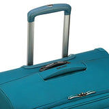 DELSEY Paris Hyperglide 3 Piece Luggage Set Carry On & Checked Spinner Suitcases, Teal Blue