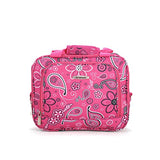 Rockland Luggage 2 Piece Set, Pink Bandana, Medium