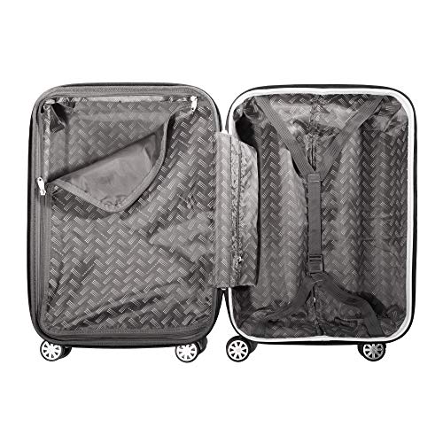 Gabbiano Explorer Collection 3 Piece Expandable Hardside Luggage Set