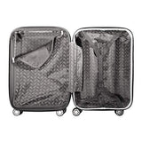 Gabbiano Explorer Collection 3 Piece Expandable Hardside Luggage Set (White)
