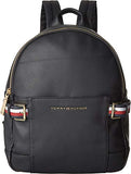Tommy Hilfiger Women's Meriden Pebble PVC Backpack Black One Size