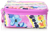 Vera Bradley Iconic Travel Pill Case, Signature Cotton, Wildflower Paisley