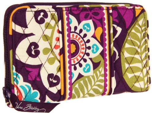 Shop Vera Bradley Accordion Wallet In Plum Cr – Luggage Factory