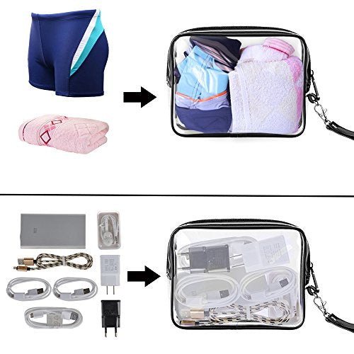 Travelwant Clear Toiletry Bag, TSA Approved Toiletry Bag Quart