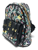 Nightmare Before Christmas 10" Faux Leather All Over Print Backpack - 16018