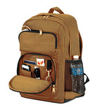 Carhartt Legacy Standard Work Backpack with Padded Laptop Sleeve and Tablet Storage, Carhartt Brown