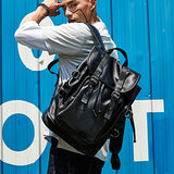 Tidog Korean Version Of The Travel Leather Leisure Student Backpack