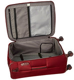 Delsey Luggage Montmartre+ 25 Inch Expandable Softside Spinner Suitcase, Bordeaux