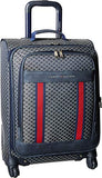 Tommy Hilfiger Unisex Diamond Jacquard 21" Upright Suitcase Navy One Size