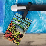 Maui and Sons Surfer Collection Luggage Tag - Pair (Life is a Beach)