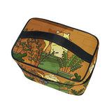 Makeup Bag Coffee Cat Travel Cosmetic Bags Organizer Train Case Toiletry Make Up Pouch