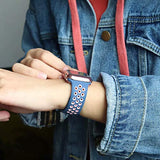 INTENY Compatible for Apple Watch Band 42mm with Case, Soft Silicone Sport Wristband with Apple