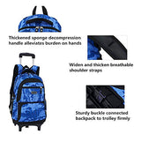 Fanci Flora Camo Waterproof Elementary Rolling Trolley School Bag Backpack Boys Camouflage