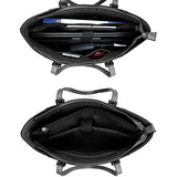 Zysun Laptop Bag,Women Pu Leather Stylish Laptop Tote Briefcase Fit Up To 15.6 In Large Work