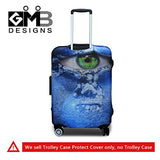 Crazytravel Skull Print Waterproof Spandex Protect Covers For Adult Kids Travel Suitcase 18-30Inch