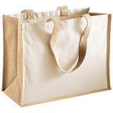 Westford Mill Printers Jute Classic Shopping Bag - 5 Colours Available - Fuchsia