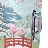 GIOVANIOR Japanese Cherry Blossoms Landscape Luggage Cover Suitcase Protector Carry On Covers