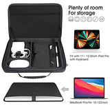Smatree Hard Shell Laptop Shoulder Bag Compatible for 12-13.3 inch MacBook Pro/MacBook Air 2021 2020 2019 2018 2017/12.9 inch iPad Pro with Keyboard/Surface Pro X/7/6/5/4