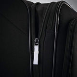 American Tourister Re-Flexx Softside Carry On Luggage With Spinner Wheels, Black/White