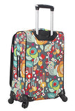Lily Bloom Carry On Expandable Design Pattern Luggage With Spinner Wheels (20in, Bliss)