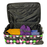 World Traveler Expandable Upright Luggage Set, New Multi Dot