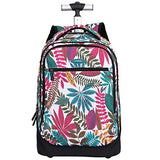 Women Trolley Backpack Computer Bag Rolling Business Bag Schoolbag Luggage