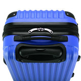 Goplus New Globalway 20" Expandable Abs Carry On Luggage Travel Bag Trolley Suitcase (Navy)