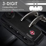 3 Piece Set Luggage Spinner Hardshell Lightweight Durable Suitcase TSA Lock, Women Men Teens Home Outdoor School Travel Carry on Luggage Sets, 20/24/28 inch Black