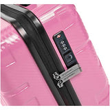 AmazonBasics Pyramid Luggage Spinner with TSA Lock, 20-Inch Carry-On, Pink