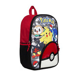 Pokemon Pokeball Comer Molded Pocket And Lenticular 16" Backpack