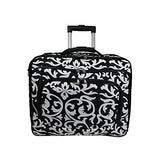 World Traveler Women's Damask Rolling 17-inch Laptop Case, One Size