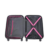 Kenneth Cole Reaction Mechanizer Pink Luggage Set with Carry-On, Checked and Large Case