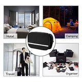 MONSTINA Toiletry Bag/Cosmetic Case Toiletry Travel Bags Hanging Cosmetic Pouch Cosmetic Organizers (Black)