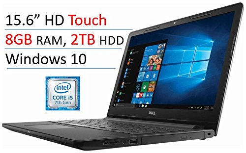 Dell Inspiron I3567-5664Blk-Pus 15.6″ Touch-Screen Laptop (Intel Core I5-7200U, 8Gb Ram, 2Tb Hdd,