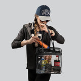 Nfl & Pga Compliant Clear Stadium Security Zippered Shoulder Bag Travel & Gym Tote By Bags For Less