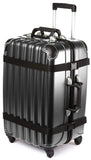 Bundle - 2 items: VinGardeValise Wine Travel Suitcase 12 & 5-bottle - Grande 05, Silver and Piccolo 01, Black