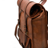 Vintage Crafts Leather Backpack College Backpack Leather Rucksack School Backpack Travel Leather