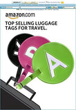 Luggage Tags Initials Pb Travel. Black B