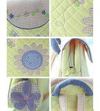 Kids Cartoon Designer Cute Backpack Flower School Bookbag For Kids Yellow