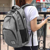 SUEBEKUE Laptop Backpack with laptop compartment for Women Men,College School Bookbag,Slim Backpack