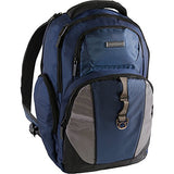 Perry Ellis Men'S P19 Business Tablet Pocket Laptop Backpack, Navy, One Size