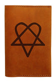 Him Heartagram Handmade Genuine Leather Passport Holder Case Hlt_01