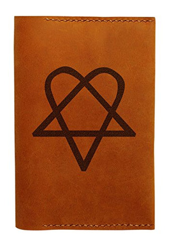 Him Heartagram Handmade Genuine Leather Passport Holder Case Hlt_01