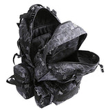 Aw Black Pythons Grain Waterproof Camping Bag 23X19X5.5" Backpack Military Tactical Travel Hike