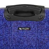 Mia Toro Italy Gita Hardside Spinner Carry-on, Blue
